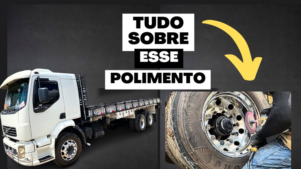 ✨COMO POLIR RODA DE ALUMÍNIO DE CAMINHÃO | FORMA SIMPLES PASSO A PASSO!