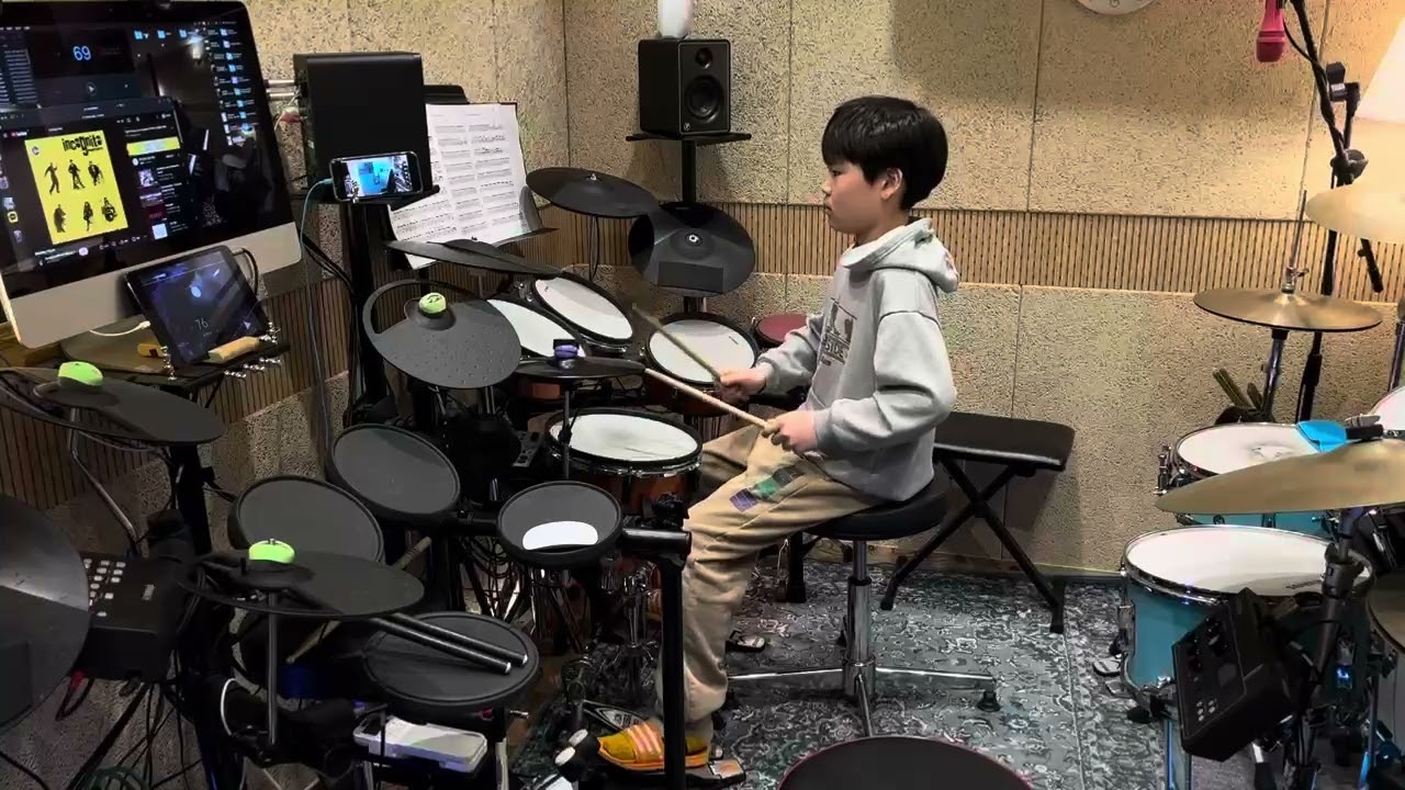 Incognito - smiling face(X0.7) 예고편[초등학생 Drum cover]