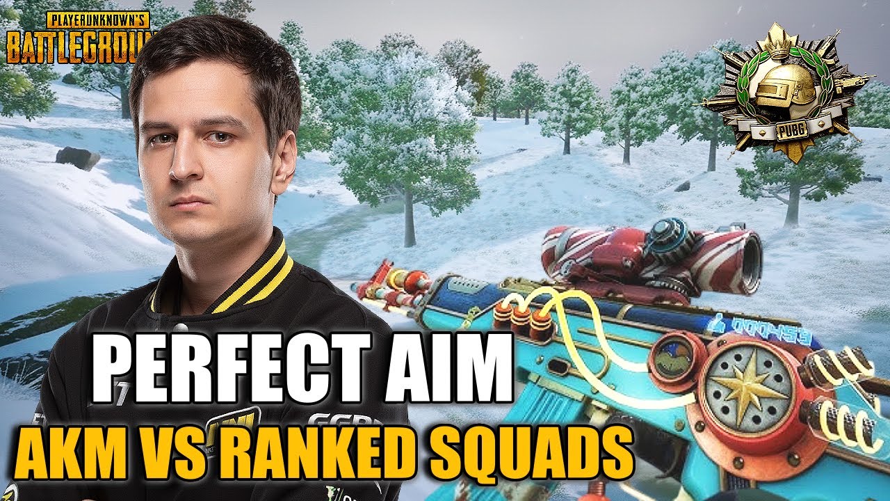 POKAMOLODOY Executes a Clean Ranked Squad WIPE with AKM | Snow Erangel PUBG