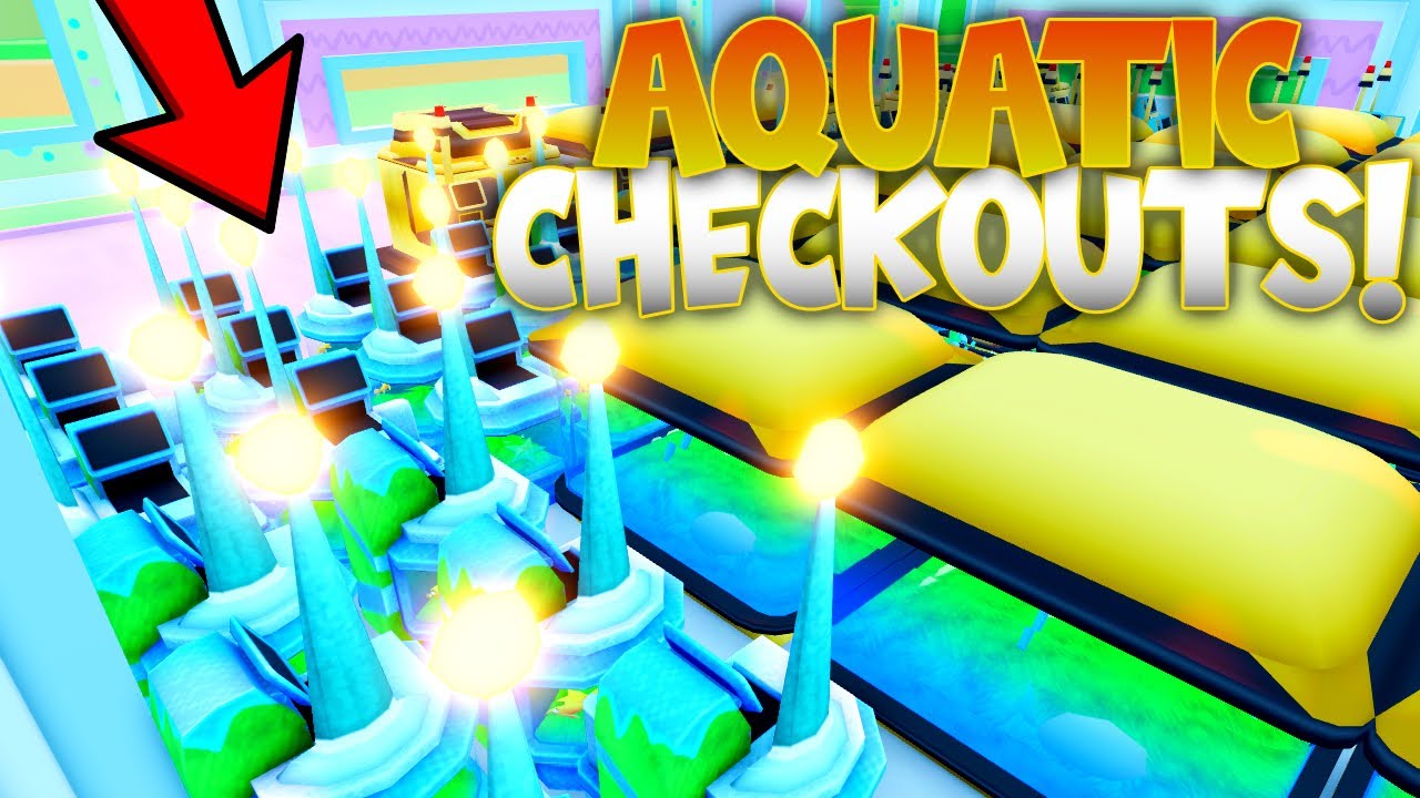 SPENDING *$16 BILLION* ON AQUATIC SELF CHECKOUTS (WORTH IT?)! My Store Roblox