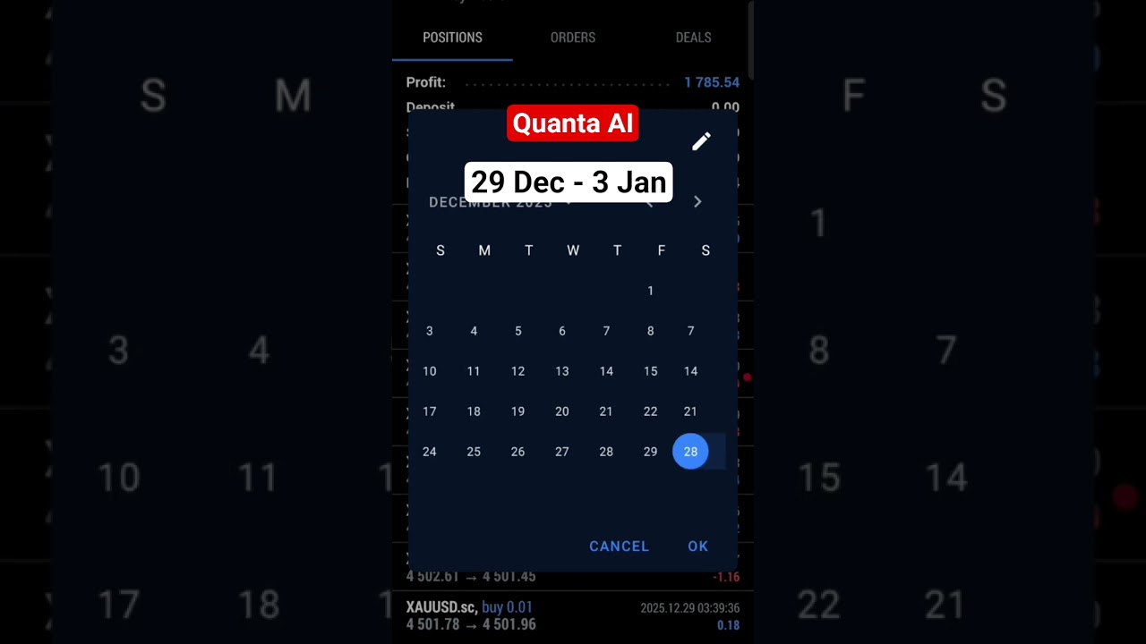 Quanta AI 29 Dec से 3 Jan Weekly Profit 