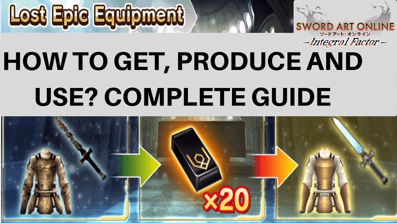 How to use Rusted Equipment Complete Guide SAOIF