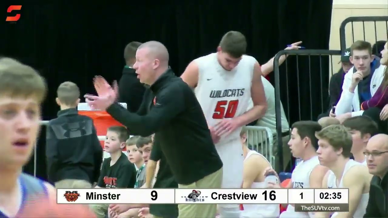 2018-19 Minster Wildcats vs Crestview Knights (01-20-2019)