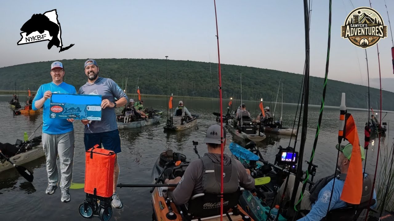 Last-Minute Clutch Catch! | NYKBF Kayak Bass Tournament – Hemlock Lake