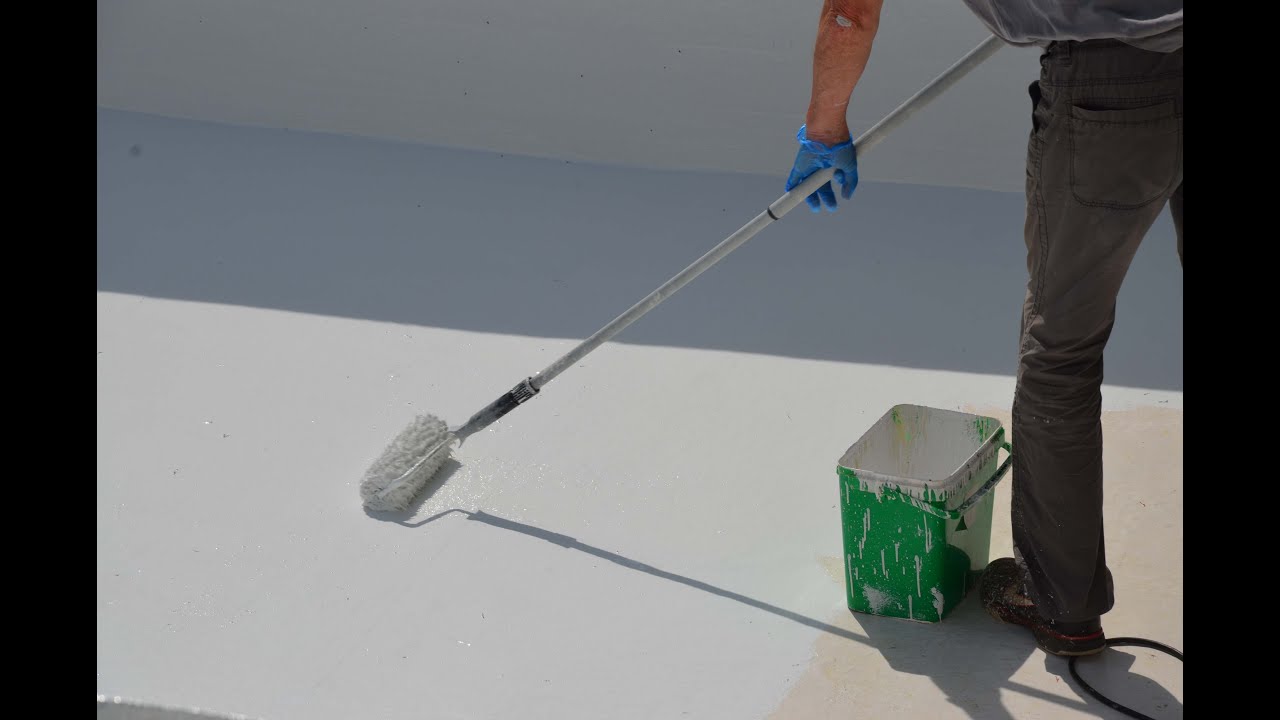 Pool Construction with Polyurethane Coating, DIY