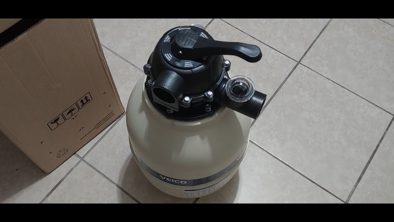 Unboxing / Apresentação filtro de areia para piscina V-30 da Veico