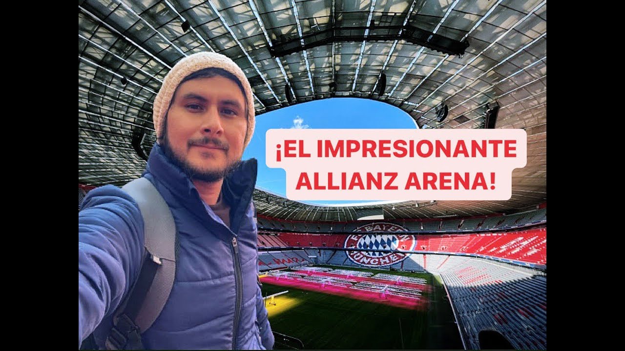 ¡El impresionante Allianz Arena, la casa del BAYERN MÚNICH!