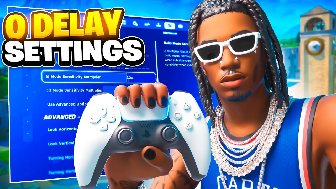 NEW Best Controller SETTINGS + Sensitivity on Console (Fortnite Tutorial)