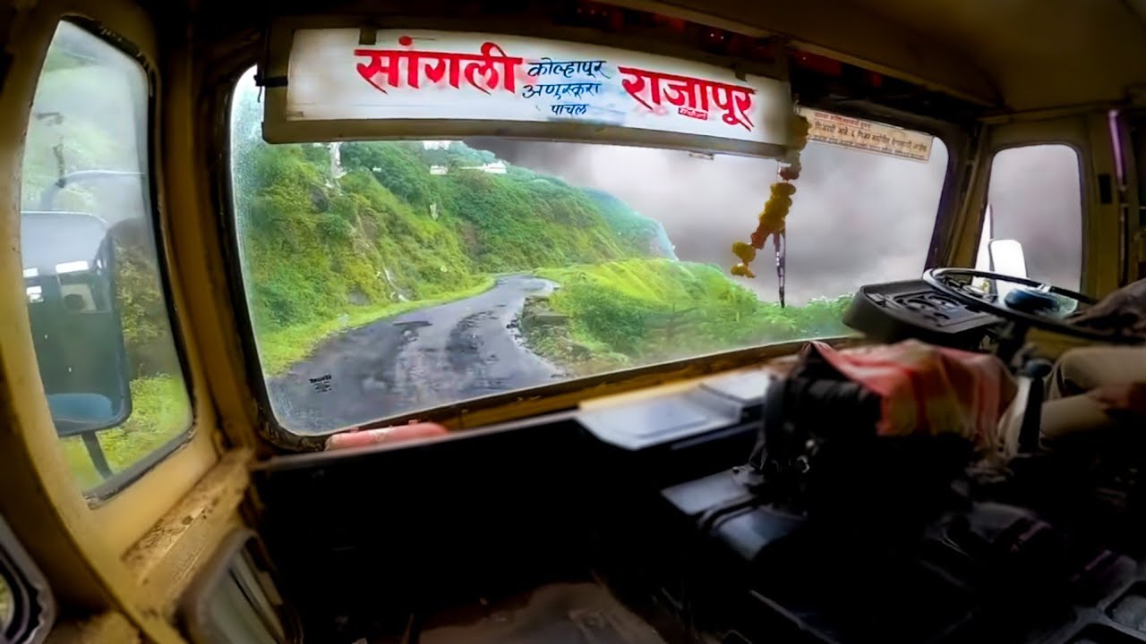 RAJAPUR TO KOLHAPUR via ANUSKURA GHAT FULL JOURNEY⛰️