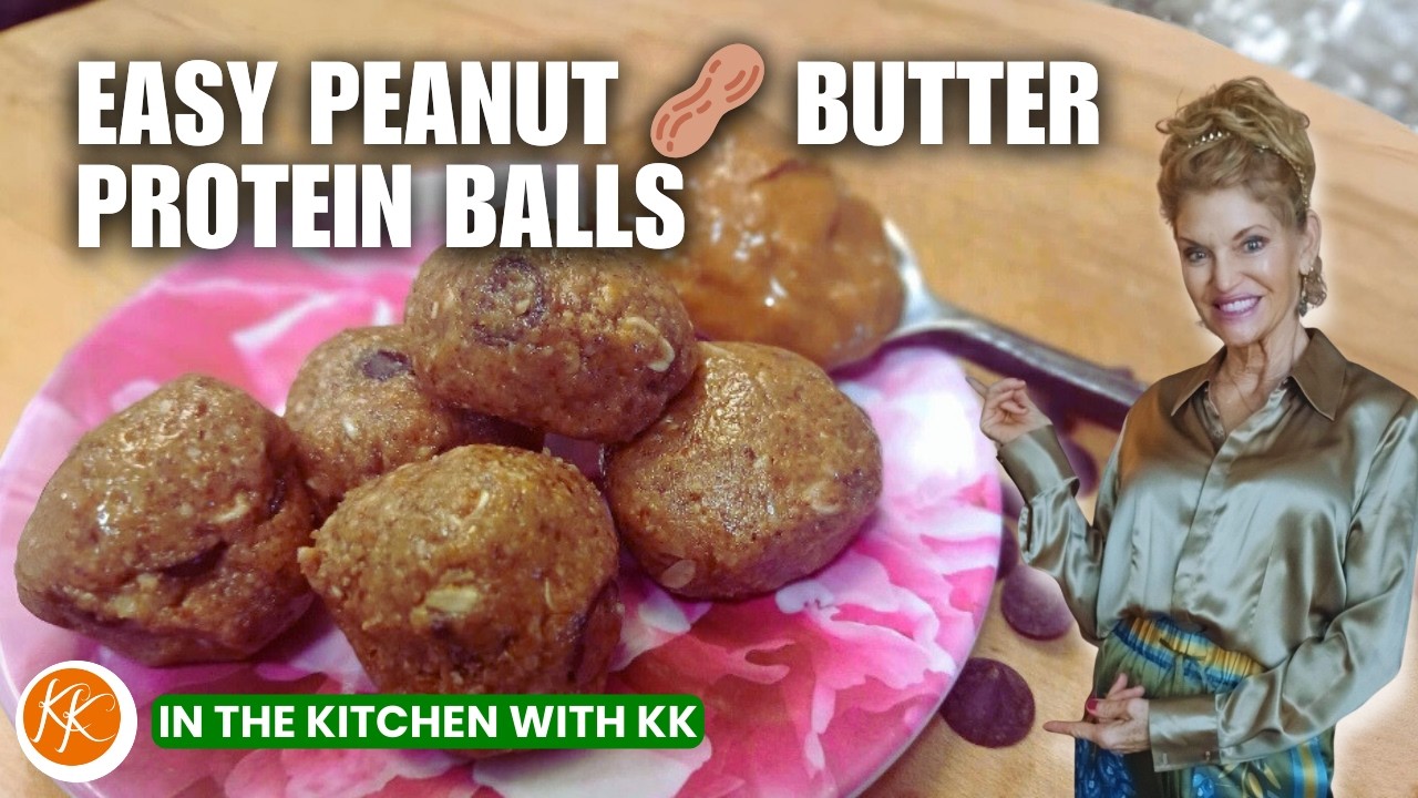 Easy YUMMY Peanut Butter Protein Balls Recipe