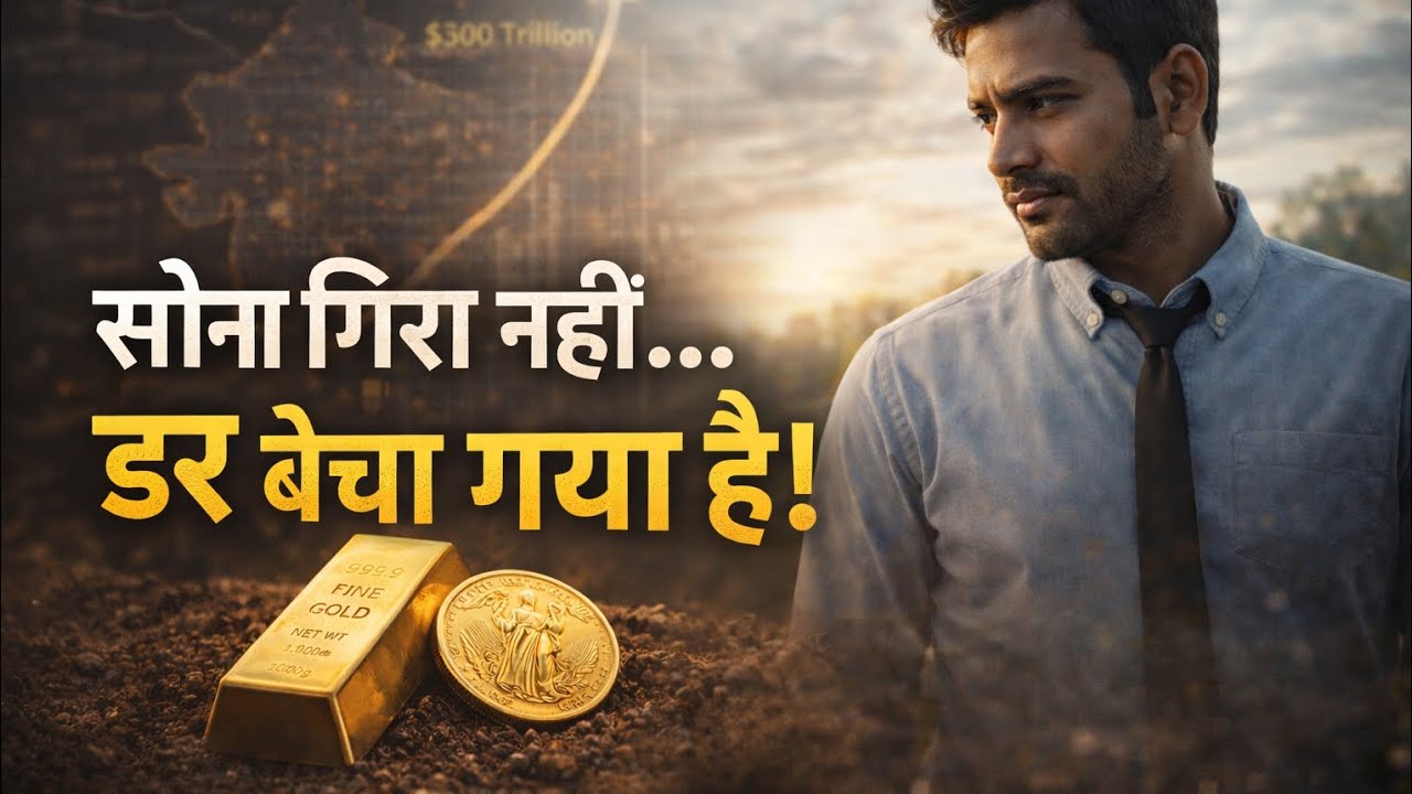 बाज़ार का हाहाकार | $300 ट्रिलियन कर्ज, Real Rate का सच और सोने की असली ताकत