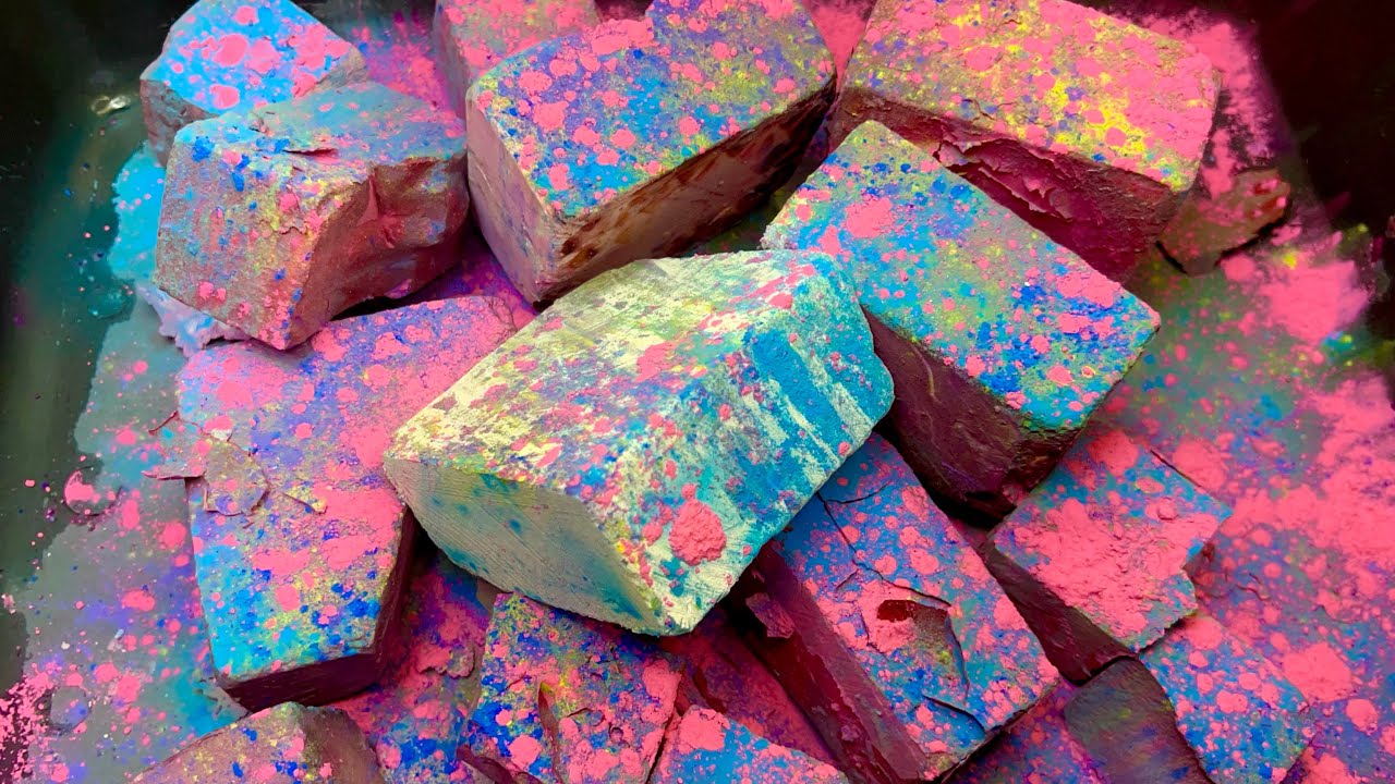 Colourful Satisfying Gym Chalk ASMR  Compilation | Satisfying | Sleep Aid