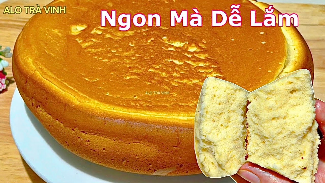 Bật M&iacute; B&iacute; Quyết L&agrave;m B&aacute;nh B&ocirc;ng Lan Chỉ Với C&aacute;i Chảo Rất Ngon- Pan Sponge Cake