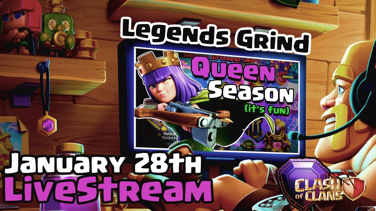 Grinding Rebalanced Legends | Clash of Clans | Jan 28th