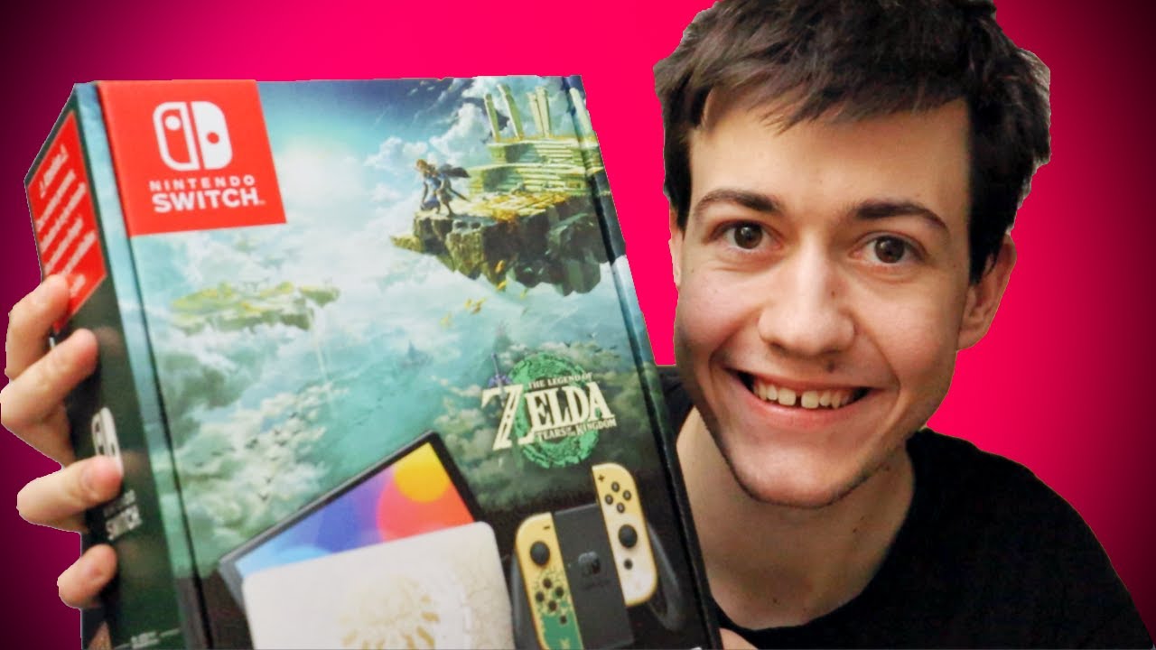 #ASMR Unboxing de la Nintendo Switch Zelda Edition