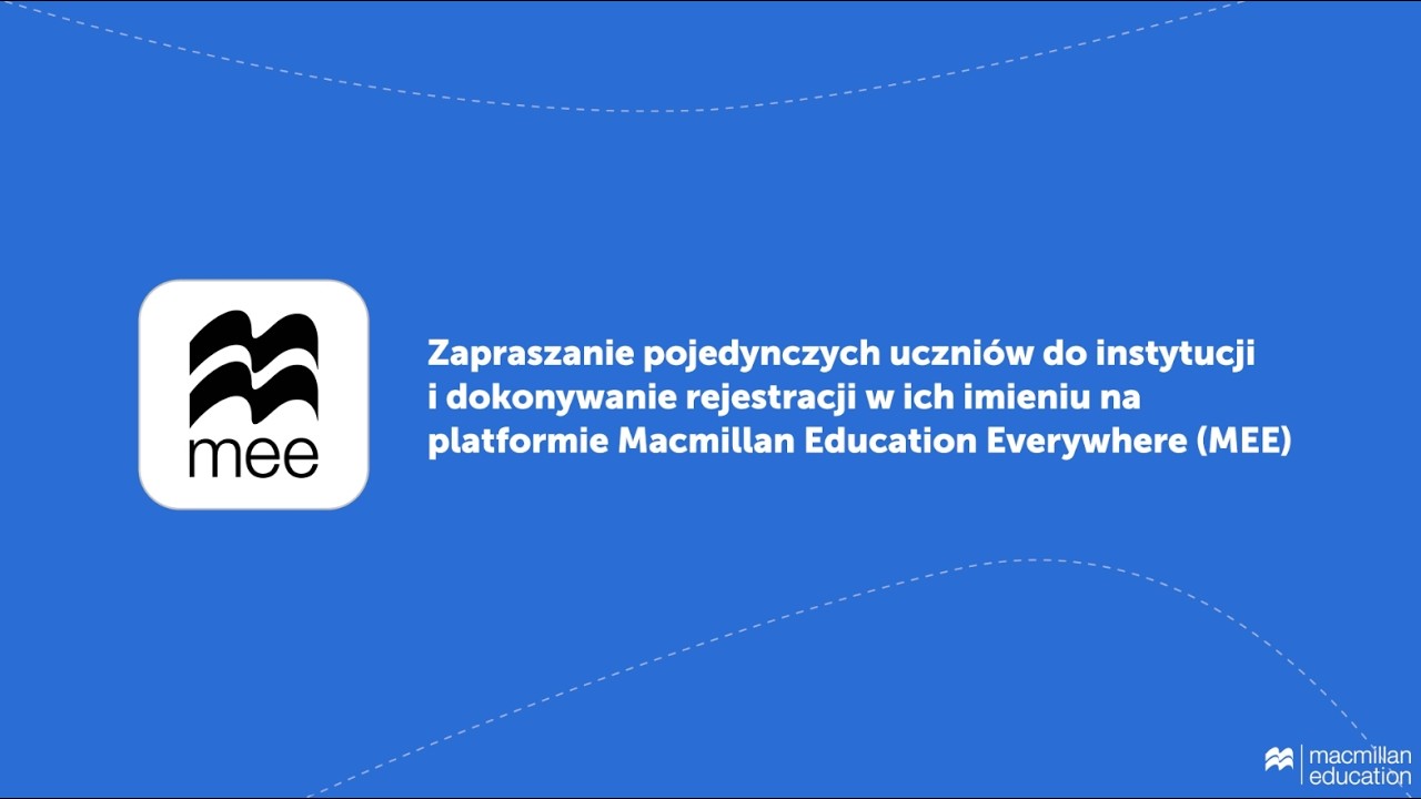 Zapraszanie pojedynczych student&oacute;w do instytucji i kończenie za nich rejestracji na Platformie MEE