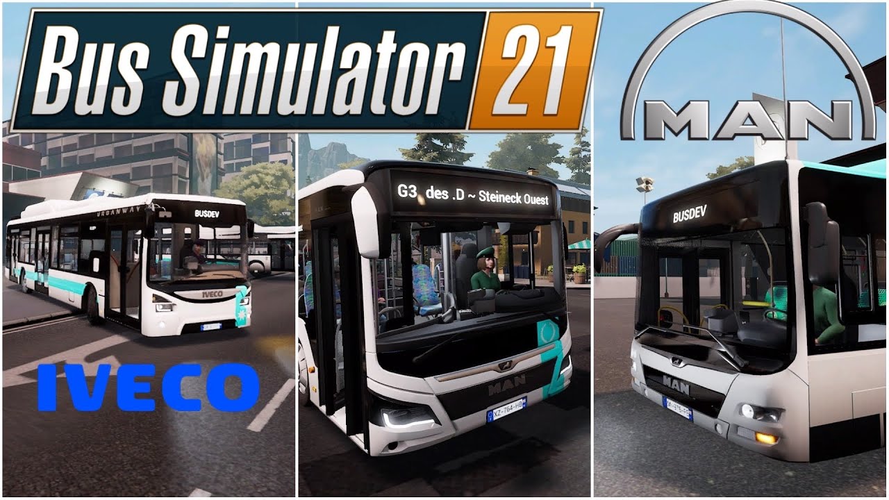 BUS SIMULATOR 21 - Compilation de bus #2