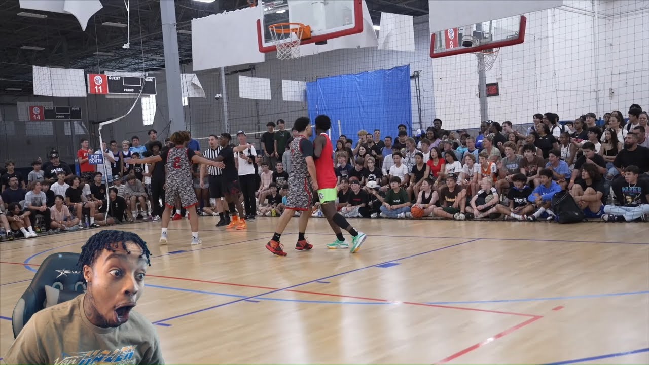 HOF MENACES! FlightReacts To THIS UNDEFEATED AAU TEAM WANTED SMOKE WITH US IN THIS INTENSE GAME!