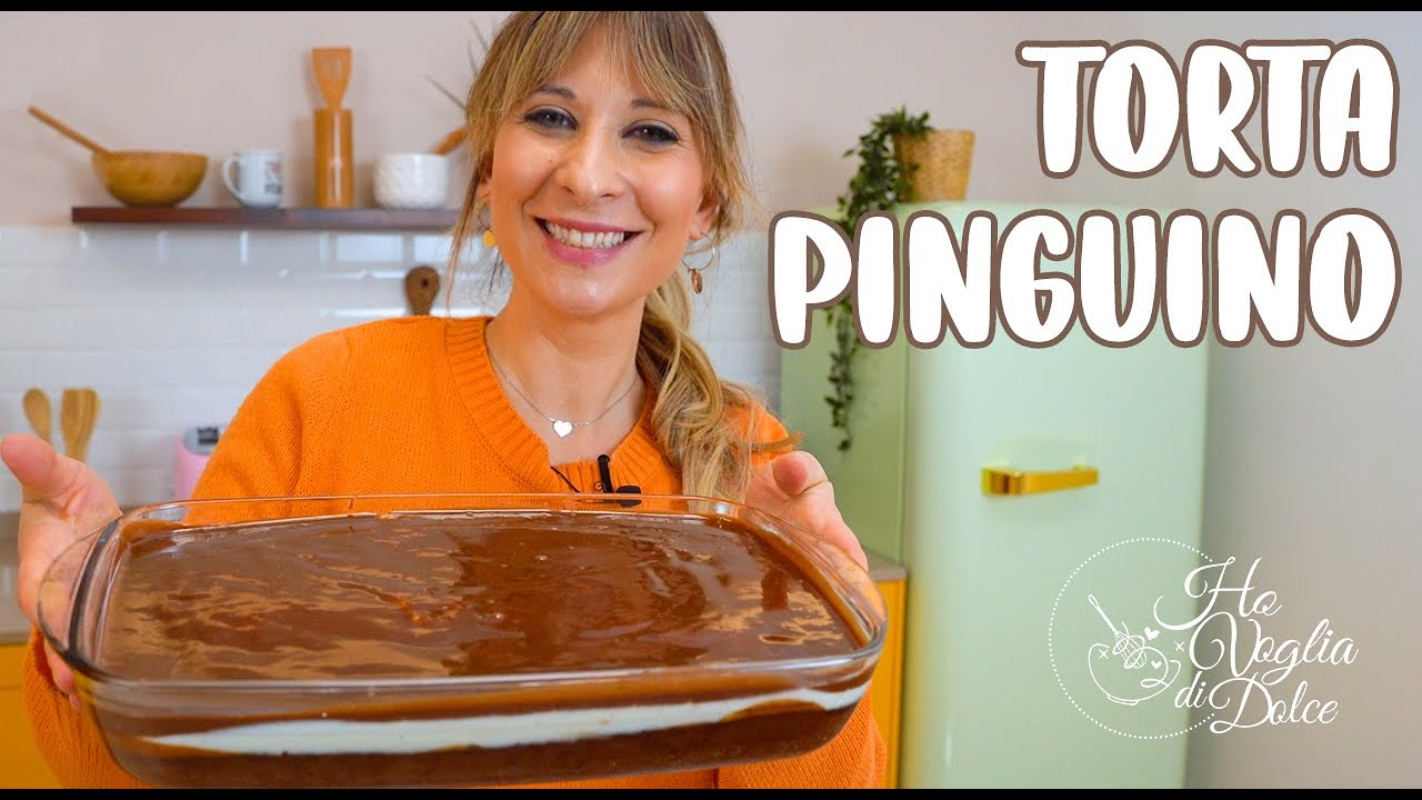 TORTA PINGUINO facile e veloce ricetta HO VOGLIA DI DOLCE