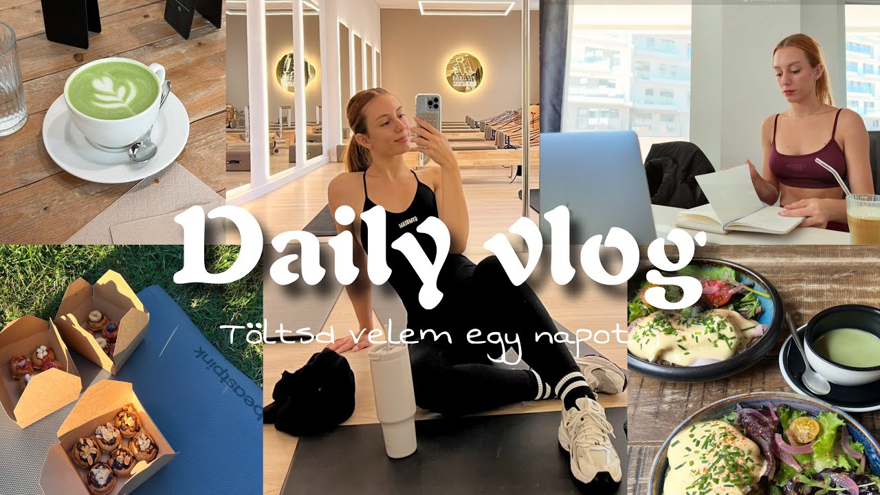 NAPI VLOG 🥞✨ - pilates, padel, recept, bar&aacute;tnők