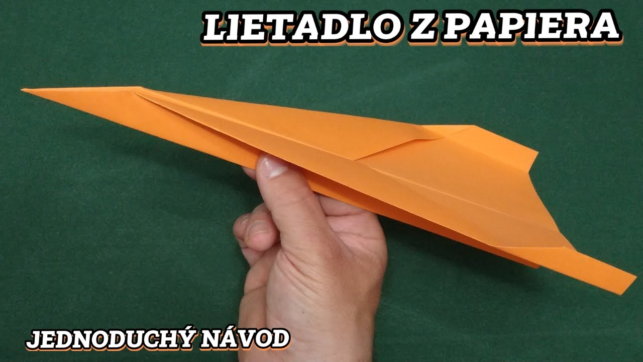 Jednoduché Papierové Lietadlo, skladačka, zábava pre deti,výrobky z papiera, veci z papiera