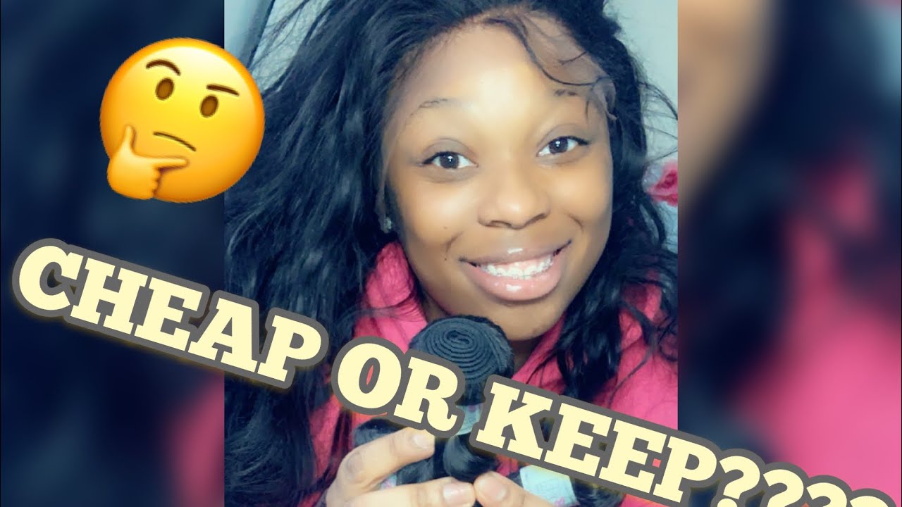 **CHEAP or KEEP ** Snob Mobb Initial Hair Review😍 | Glueless Wig ✨| Brazilian Wavy Bundles✨