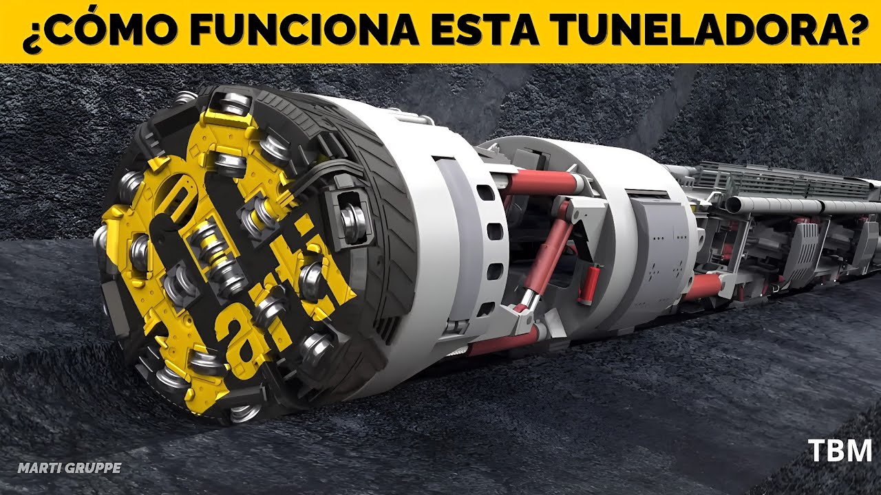 Esta TUNELADORA perfor&oacute; 1400 metros y venci&oacute; un desnivel de 800 m bajo condiciones extremas en Suiza