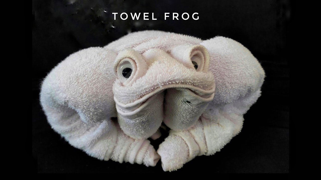 Towel animal - FROG | Towel folding art