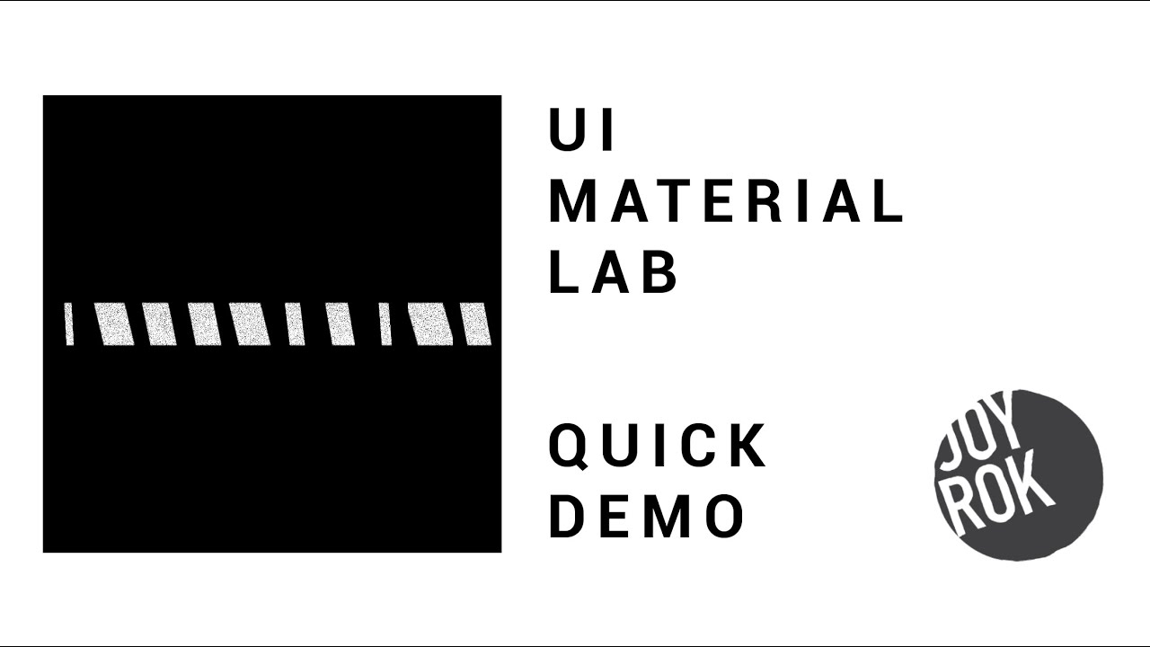Quick Demo - Making UI Progress Material with the Material UI Lab