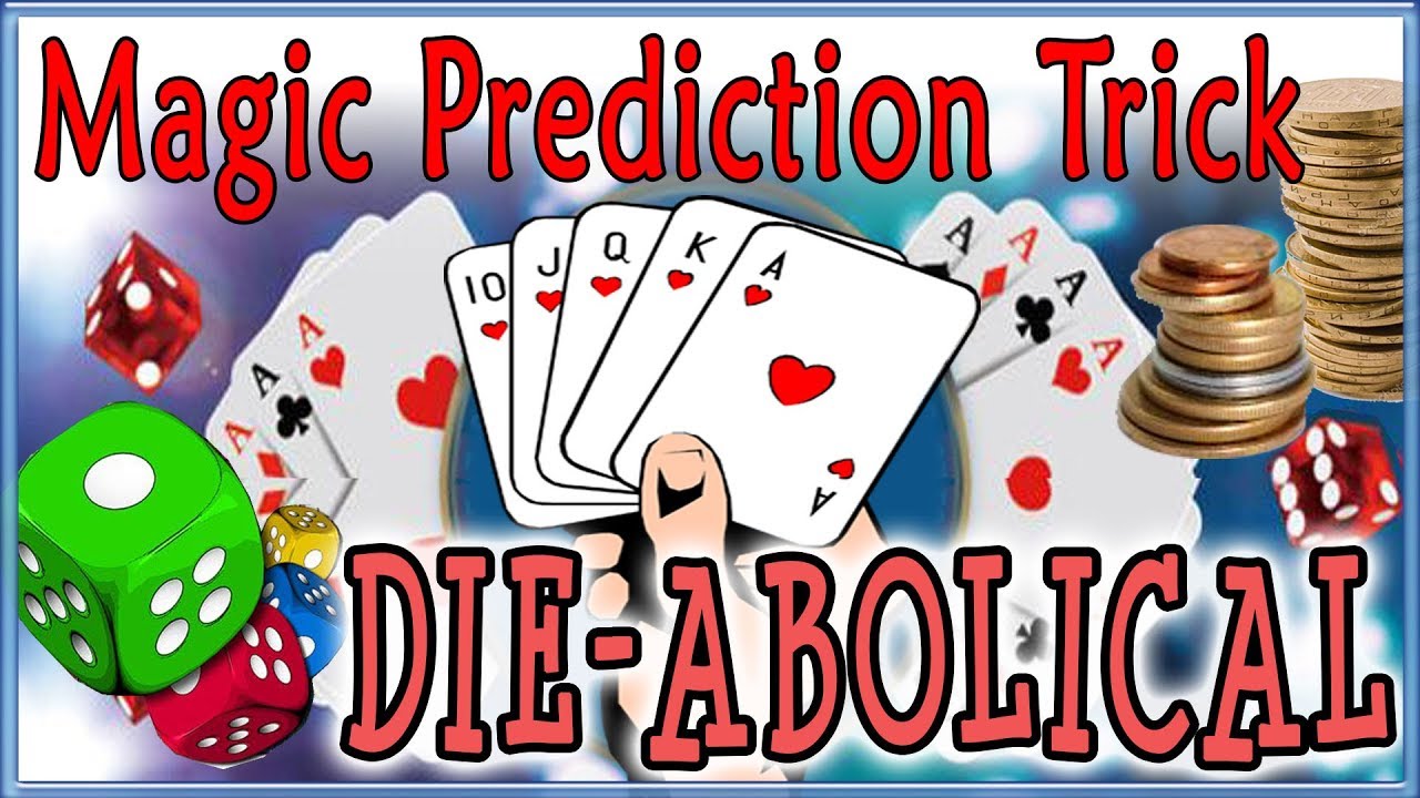 The Die-Abolical Prediction Trick | Close up Card Magic | Easy To Do and Learn