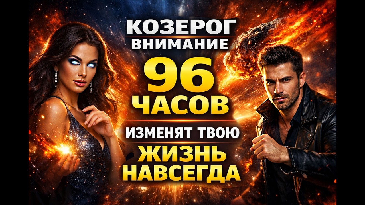 КОЗЕРОГ ЭТО взорвет ЖИЗНЬ❗4 дня решат всё❗деньги карьера любовь другого шанс не будет