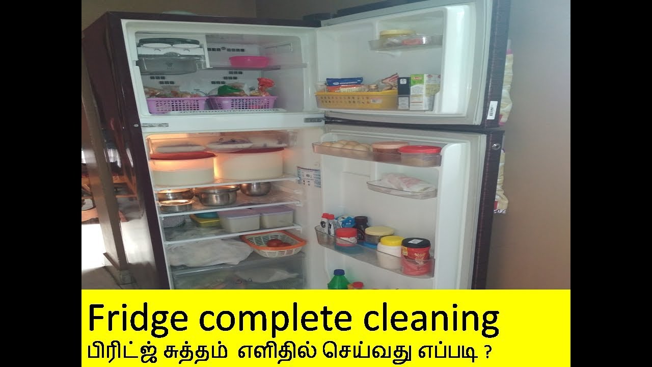 Deep Cleaning refrigerator|fridge cleaning in tamil|How to keep the fridge odour free|Basic cleaning