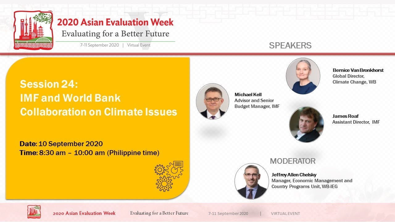 Session 24: IMF collaboration with the World Bank on climate issues