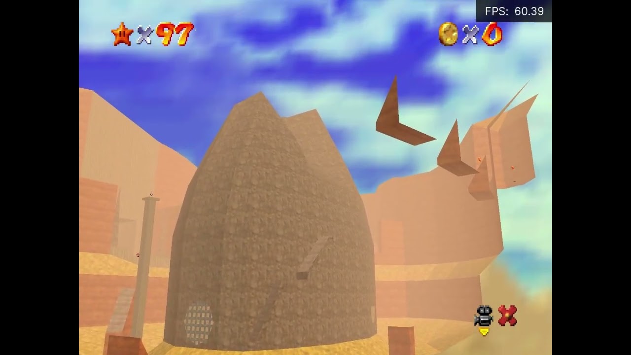 Super Mario 74: Ten Years After  - Bowser's Tidal Tropics (savestateless)