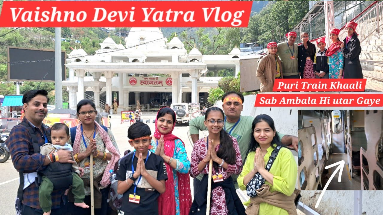 Vaishno Devi Yatra Vlog After Attack 😱 Mata Rani sabke sath hain 🙏 #vaishnodevi #vaishnodeviyatra