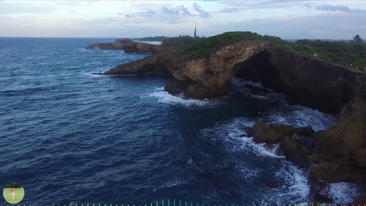 Puerto Rico Beach - Drone Footage + Audio Visualizer Experiment