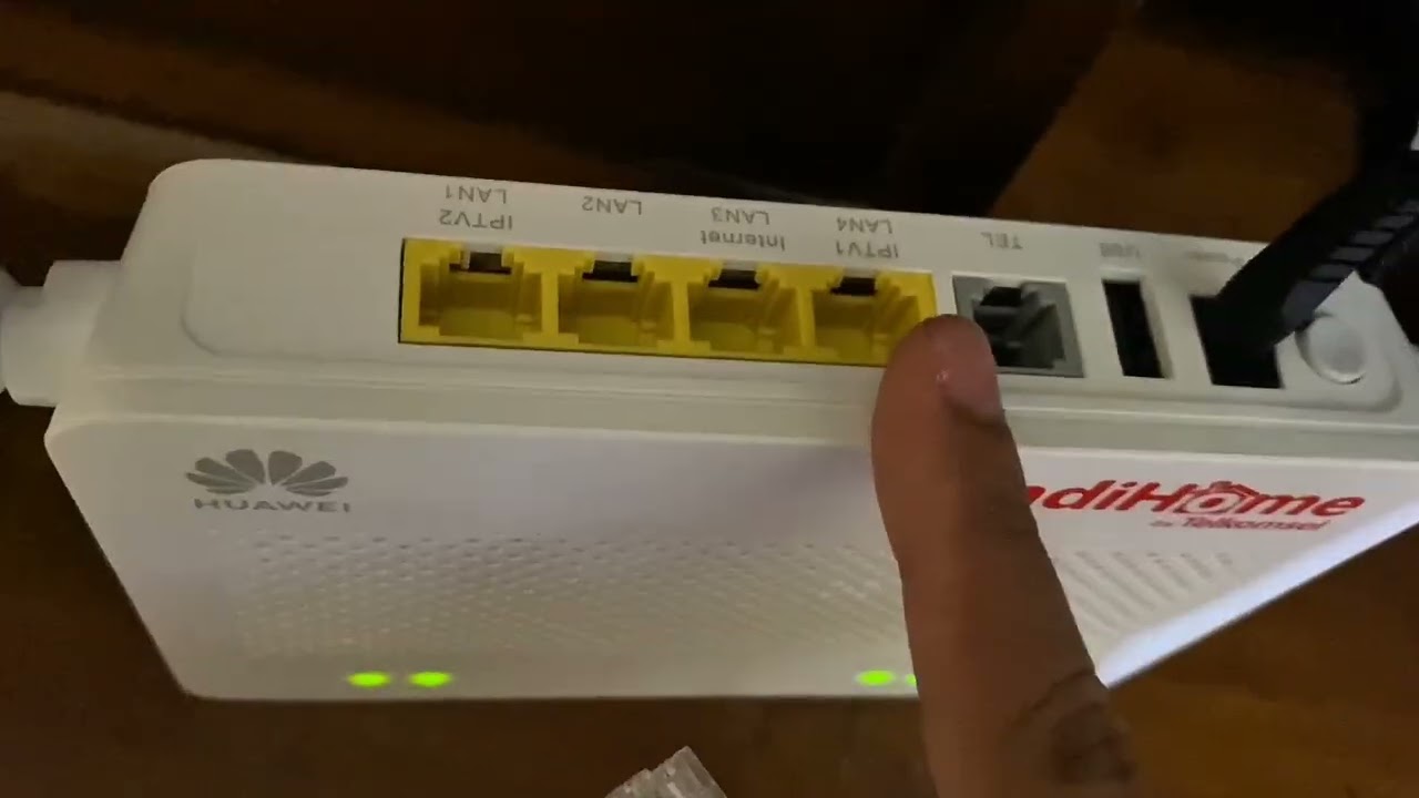CARA HUBUNGKAN INTERNET DARI PC / LAPTOP KE ROUTER INDIHOME MELALUI KABEL ETHERNET LAN RJ45