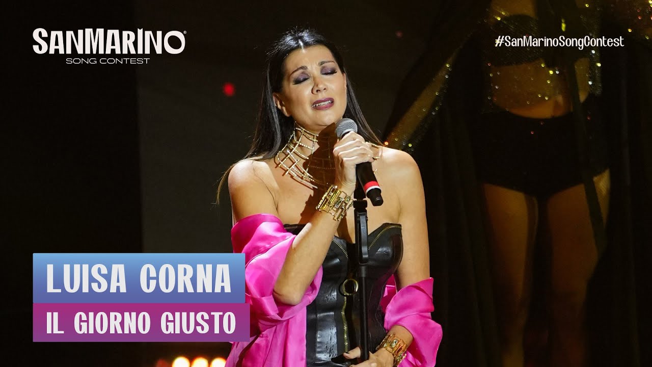 San Marino Song Contest - Luisa Corna canta 