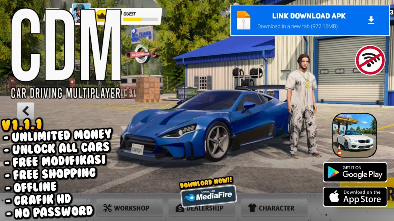 Game Android Racing OFFLINE Full Bodykit Grafik HD Bisa Modifikasi Terbaru 2025 | Unlimited Money
