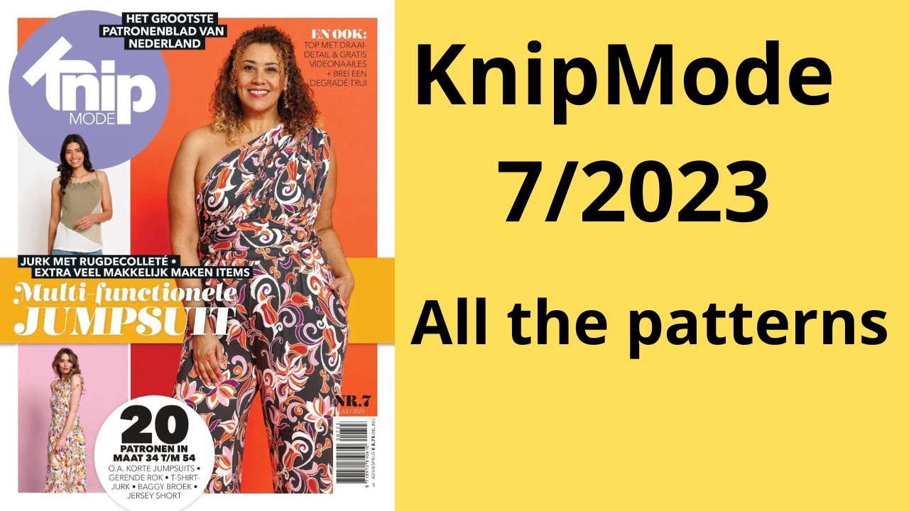 7/2023 KnipMode #KnipModeMagazine #BurdaExtra  #FaitMain  #sewingMagazine