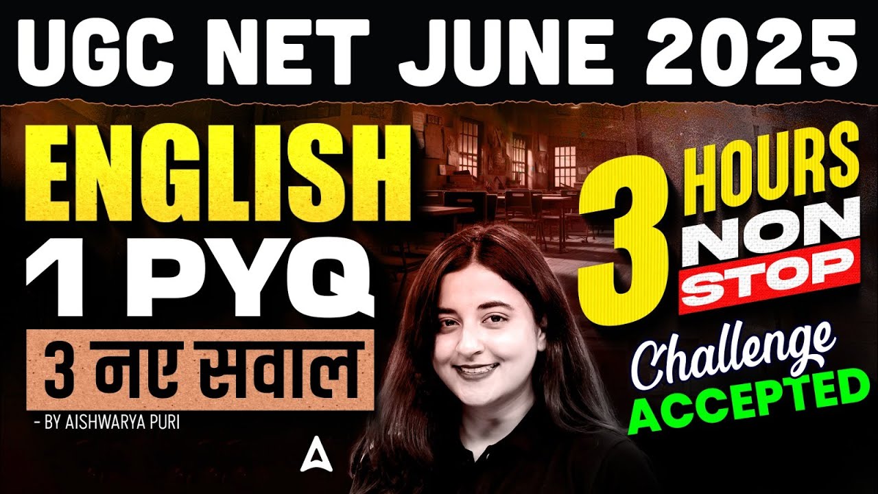 UGC NET English Literature | UGC NET English PYQ's 3 Hours Non Stop Marathon By Aishwarya Ma'am