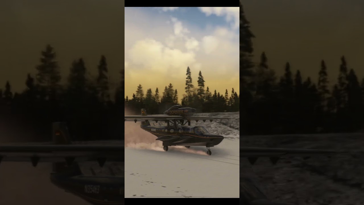 Runway NOT plowed? Seastar vs Deep Snow! ❄️ 