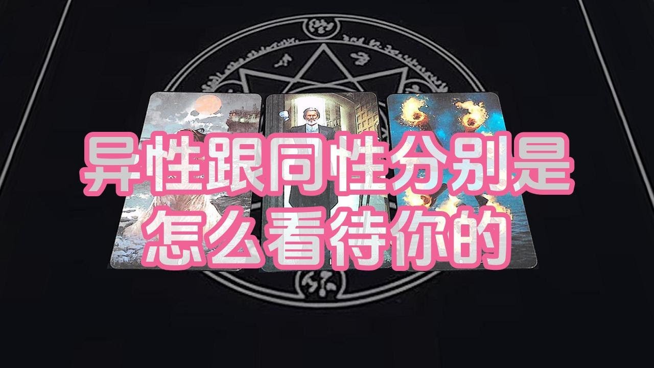 【塔羅牌占卜】异性跟同性分别是怎么看待你的