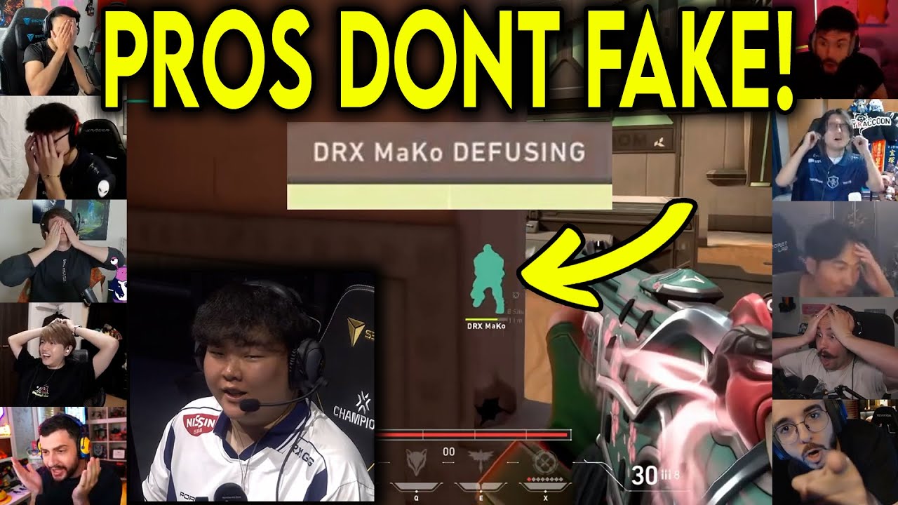 Valorant Streamers Reacts To TL nAts WEIRD TP & DRX Mako 1v2 DEFUSE CLUTCH In VCT Champions 2025