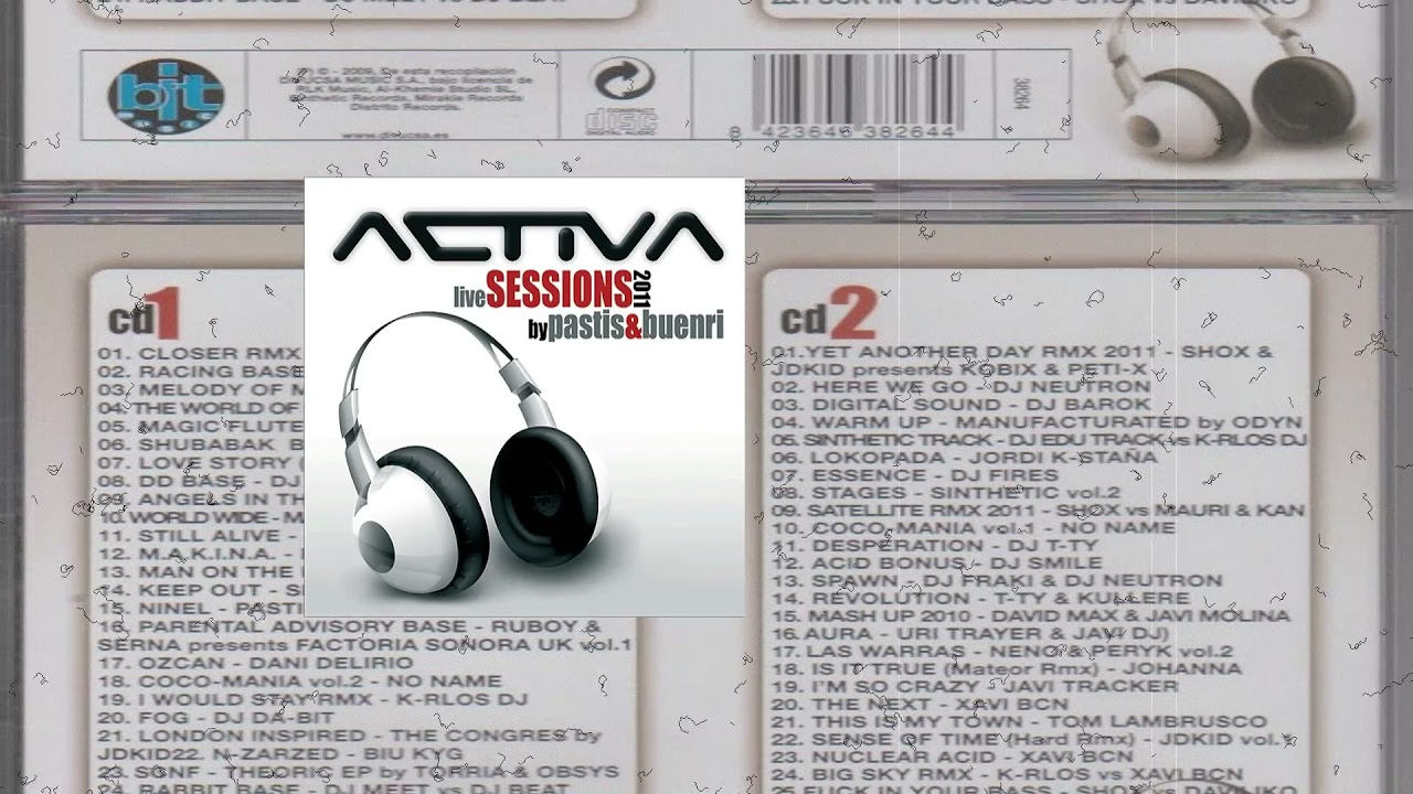 Activa Live Sessions 2011 By Pastis & Buenri CD1