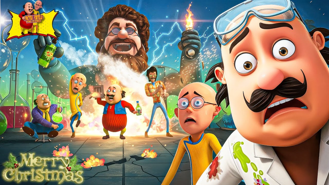 Pagal Scientist Ki Chemical Reaction | Motu Patlu Ka Hungama | Motu Patlu | Kiddie Land