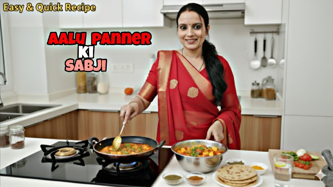 Aalu Paneer ki sabji.Sabse Aasan/ tasty recipe @sabitasingh1635 #cookingvideo #familyvlog #viral 