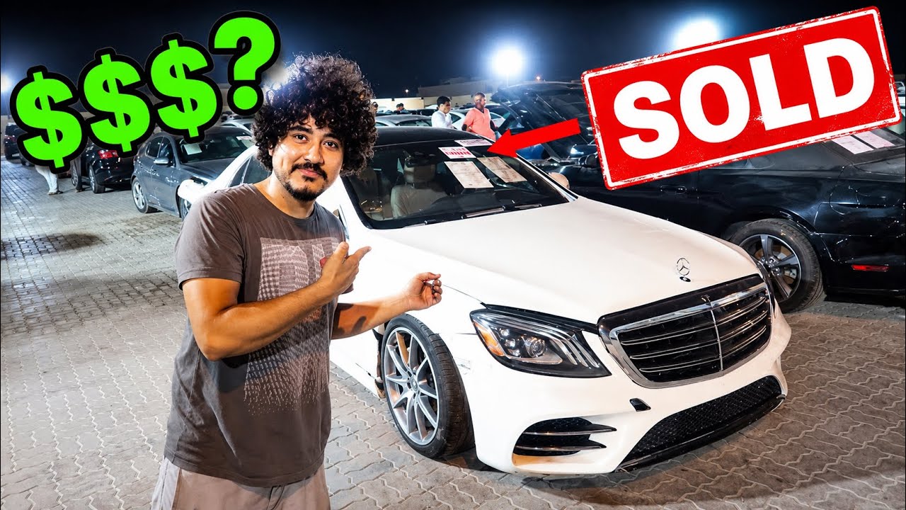 Here's The Most Expensive ( Crashed ) Car Sold in Dubai Auction