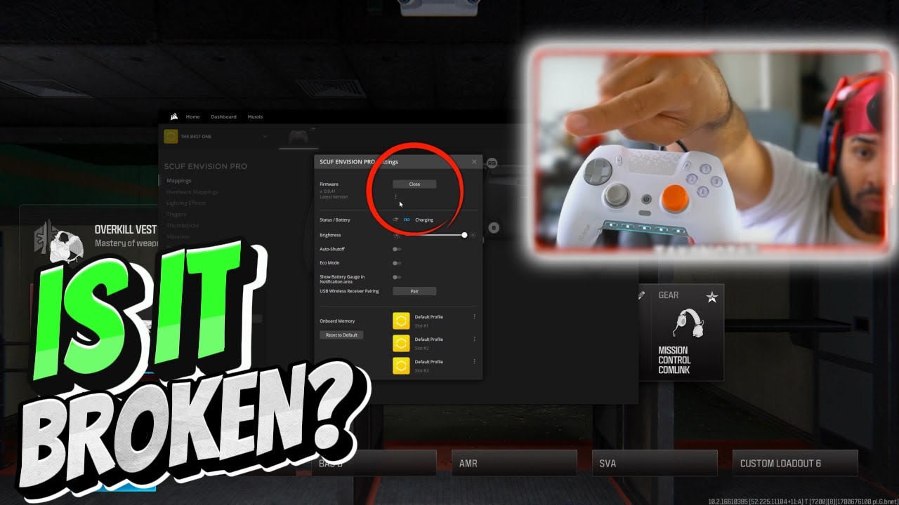 ЕСЛИ у вашего контроллера Scuf Envision возникли проблемы, НЕ ПАНИКУЙТЕ, ДЕЛАЙТЕ ЭТО!