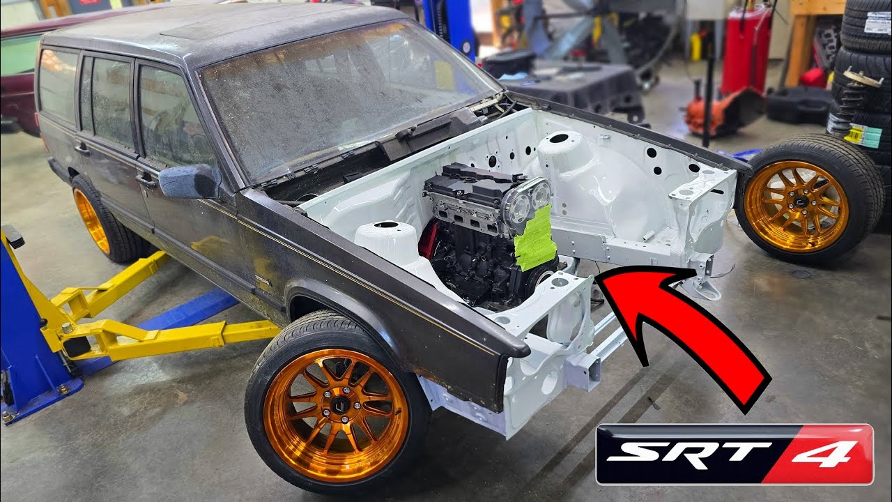 The RWD SRT-4 swapped Volvo Wagon Build is Back!